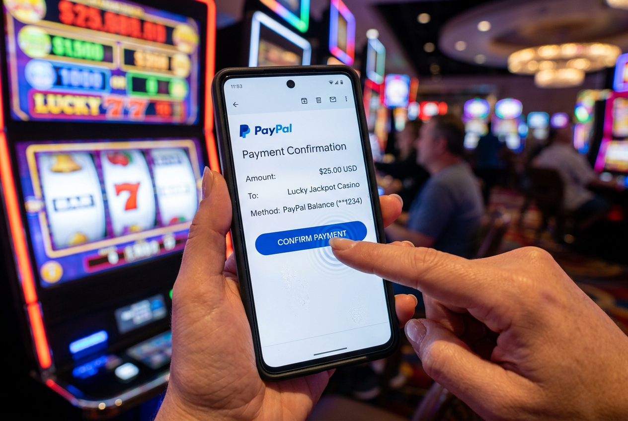 Potwierdzenie błyskawicznego depozytu PayPal na smartfonie