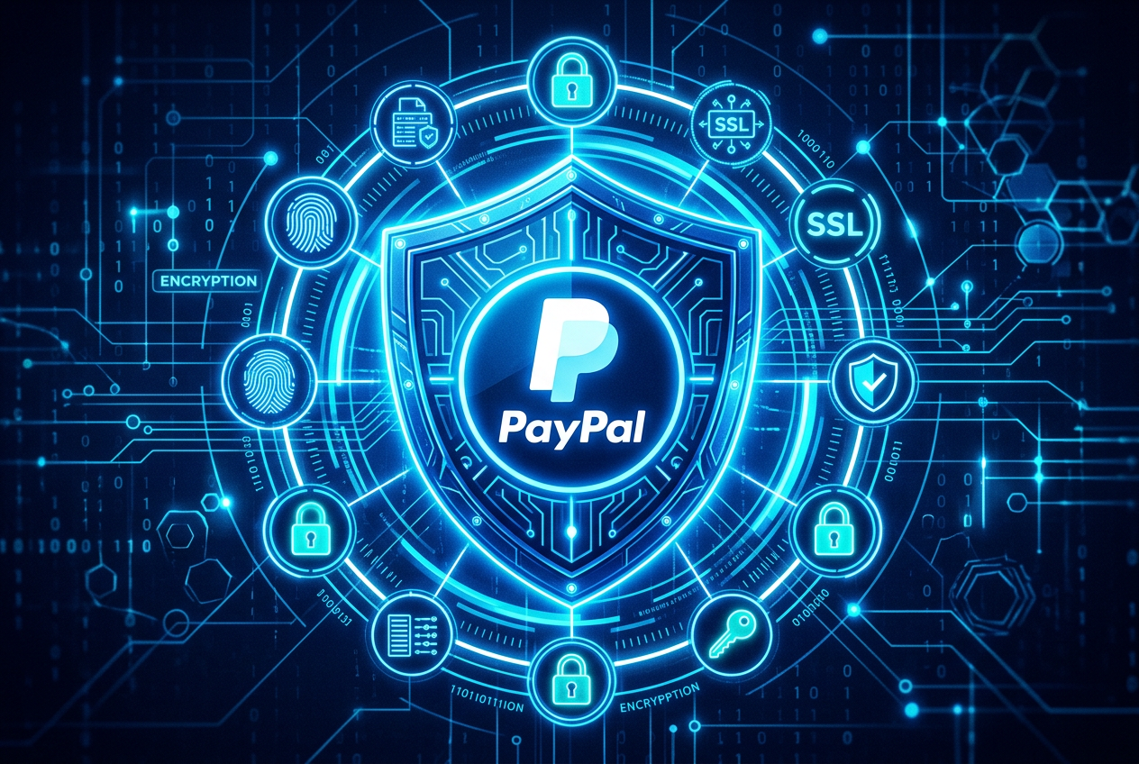 Interfejs płatności PayPal z zabezpieczeniami biometrycznymi